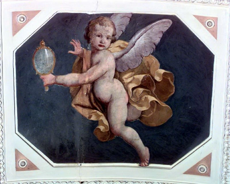 Angelo con specchio